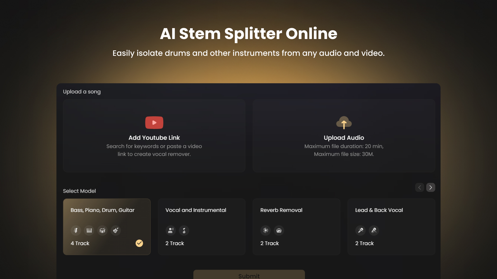 Fineshare Singify Singify - AI Stem Splitter