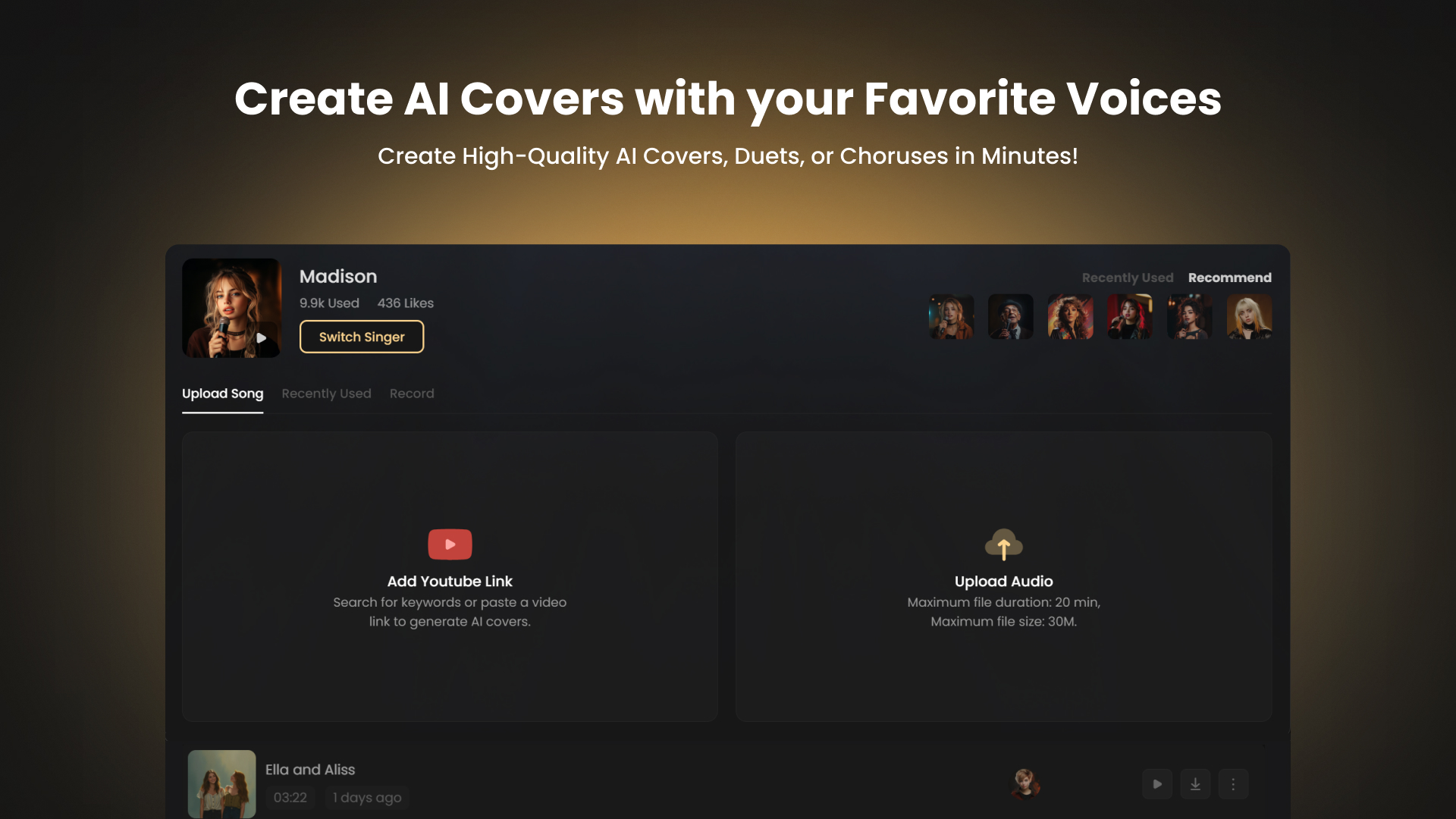 Fineshare Singify Singify - AI Song Cover