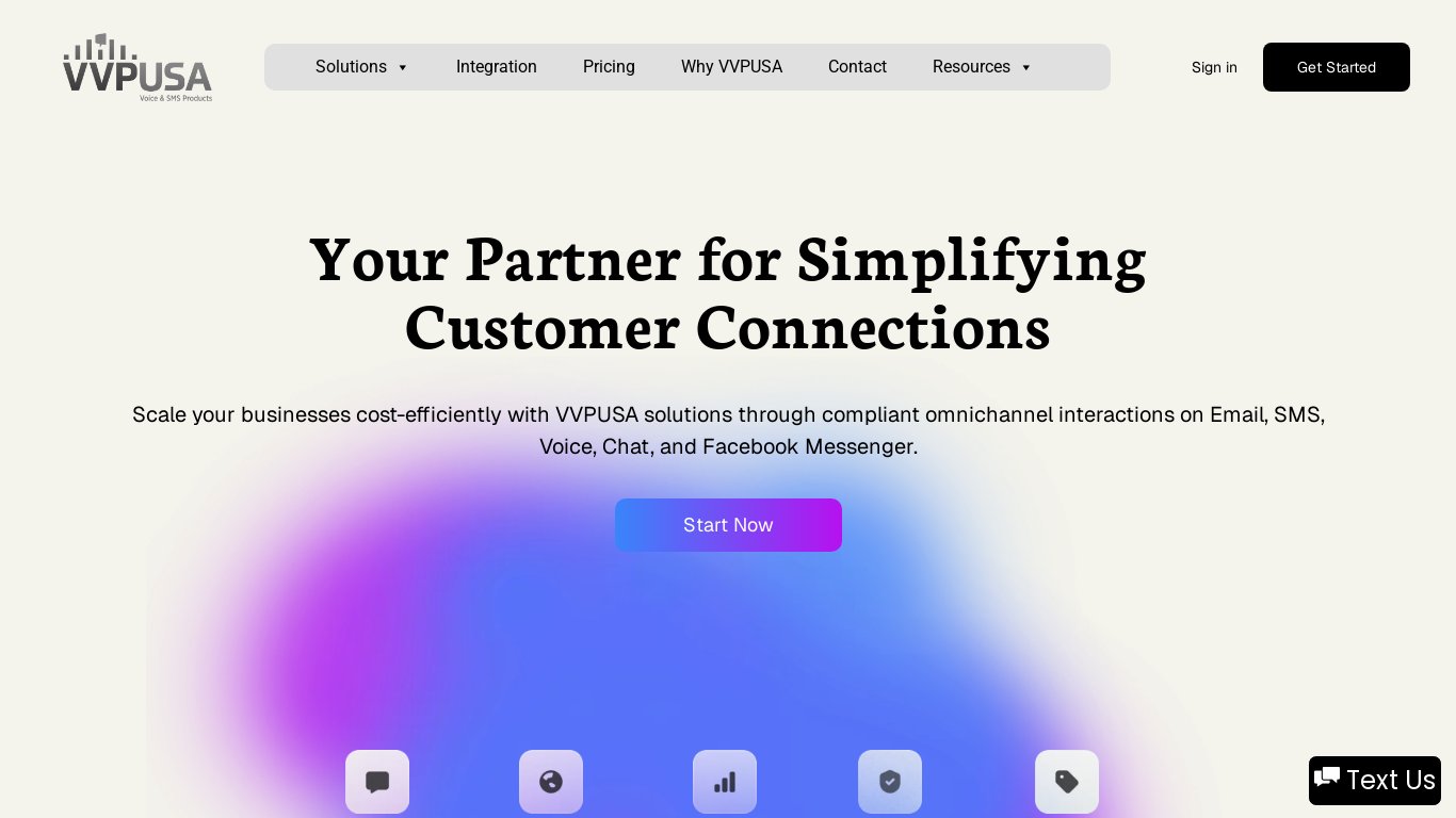 VVPUSA Landing page