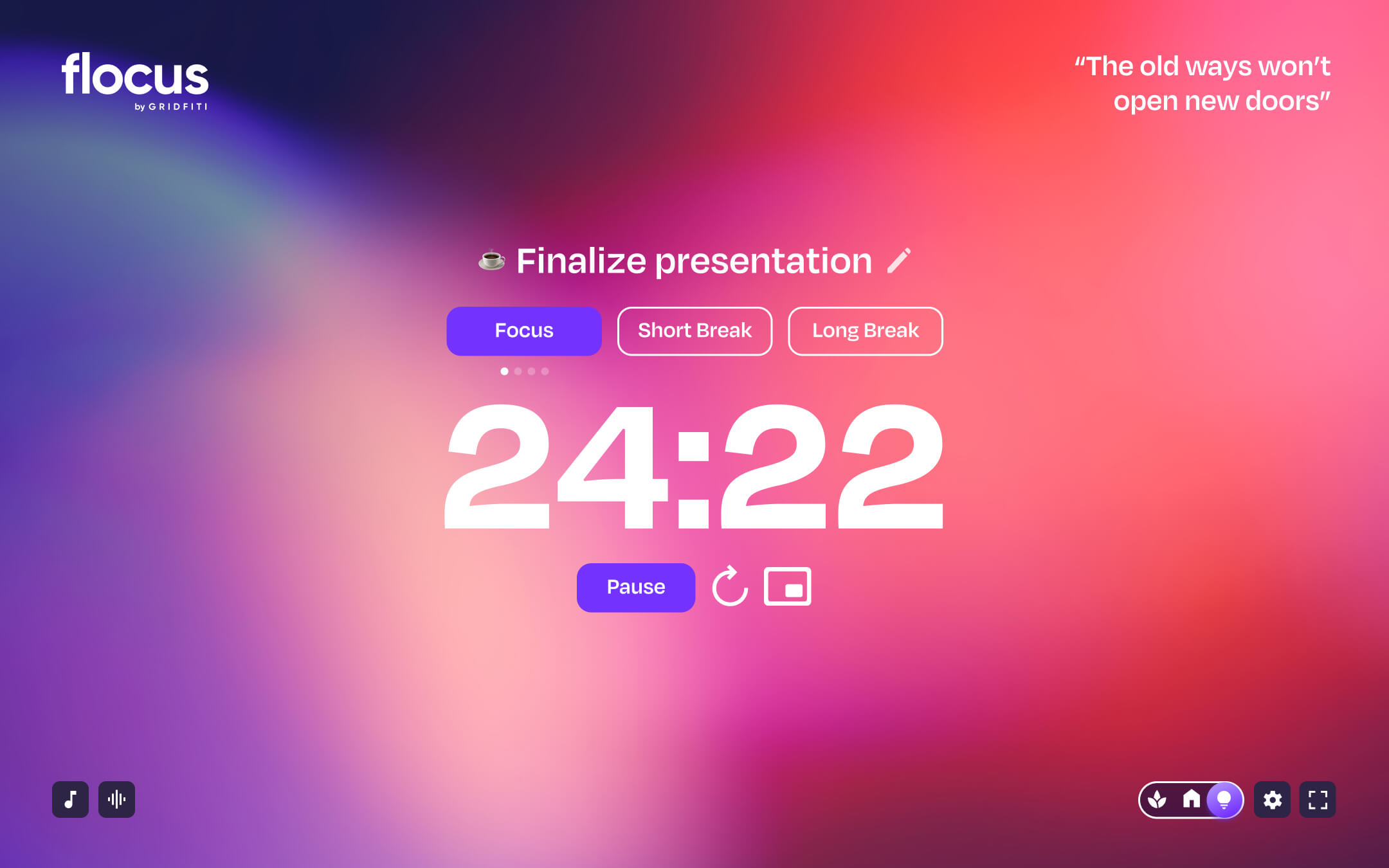 Flocus Pomodoro Timer