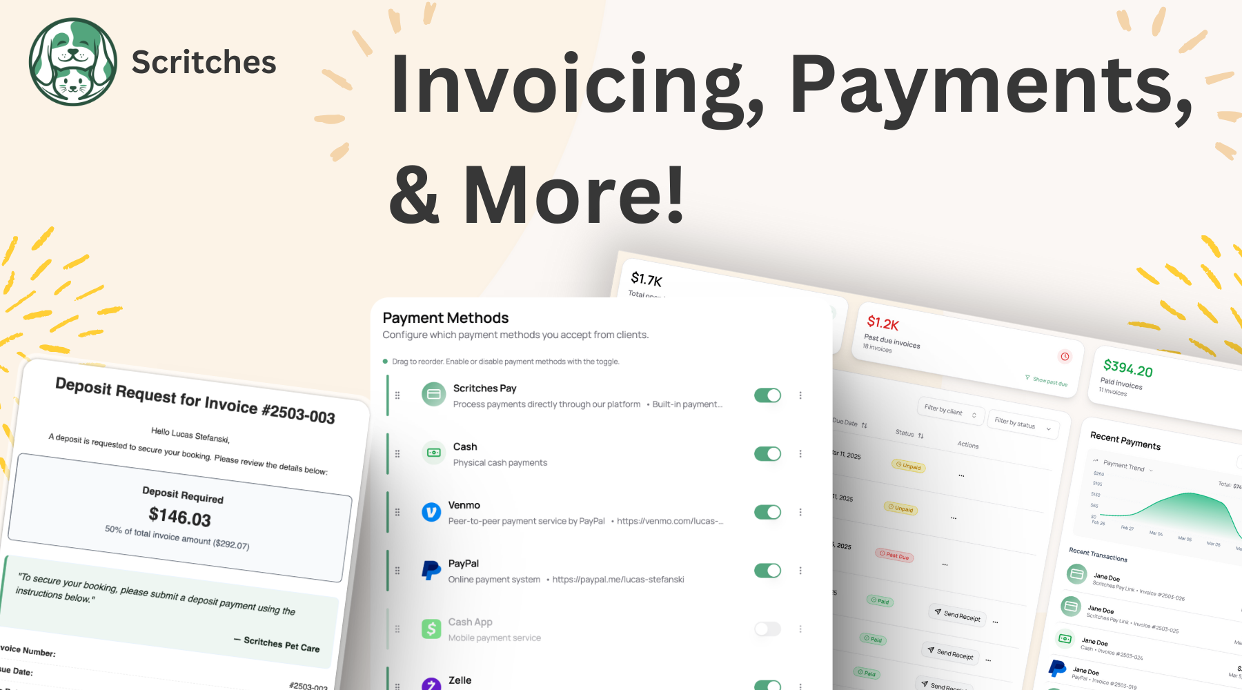 Scritches.io Scritches Payments