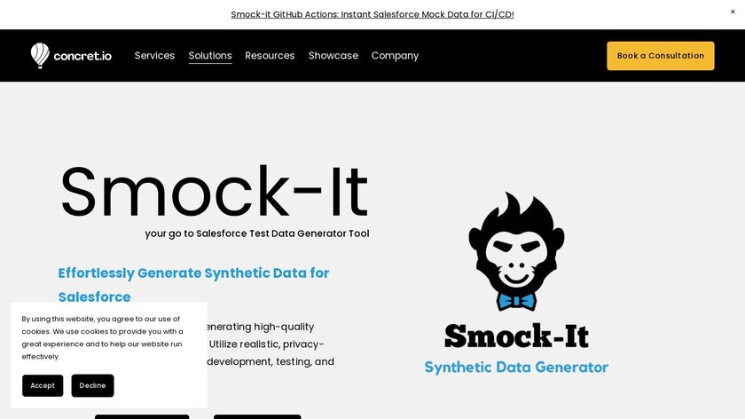 Smock-it Landing Page