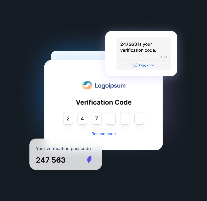 Authgear MFA login page