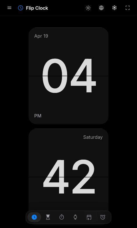A Flip Clock 