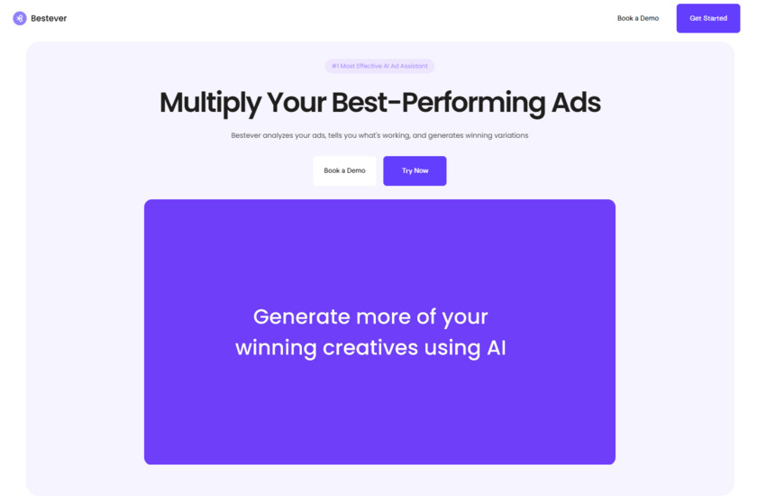 BesteverAI Landing Page