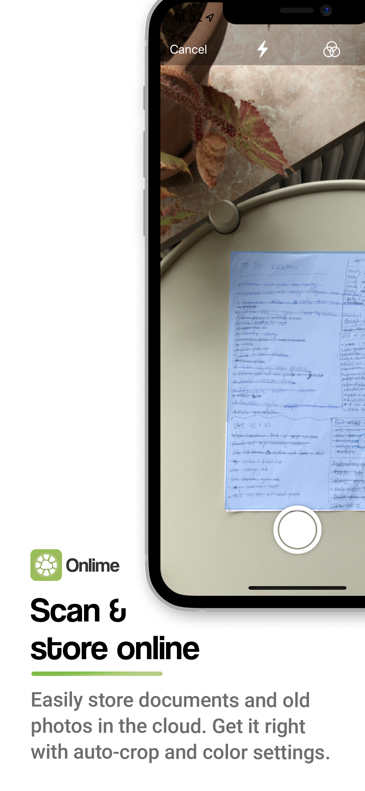 Onlime Scan documents