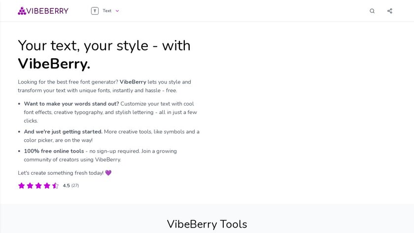 VibeBerry.io Landing Page