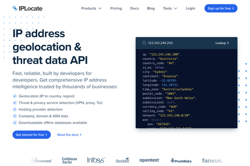 IPLocate IPLocate API IPLocate IPLocate API