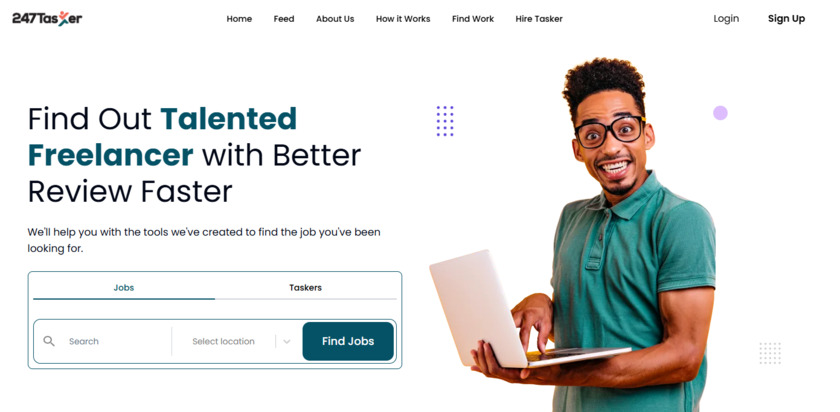 247Tasker Landing Page