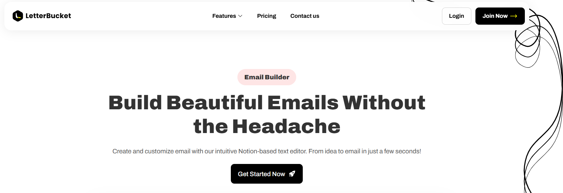 LetterBucket editor