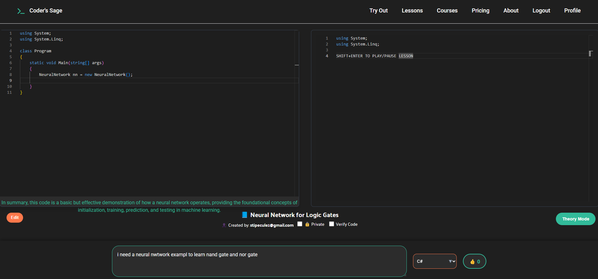 The Coders Sage Dual Monitors Mode