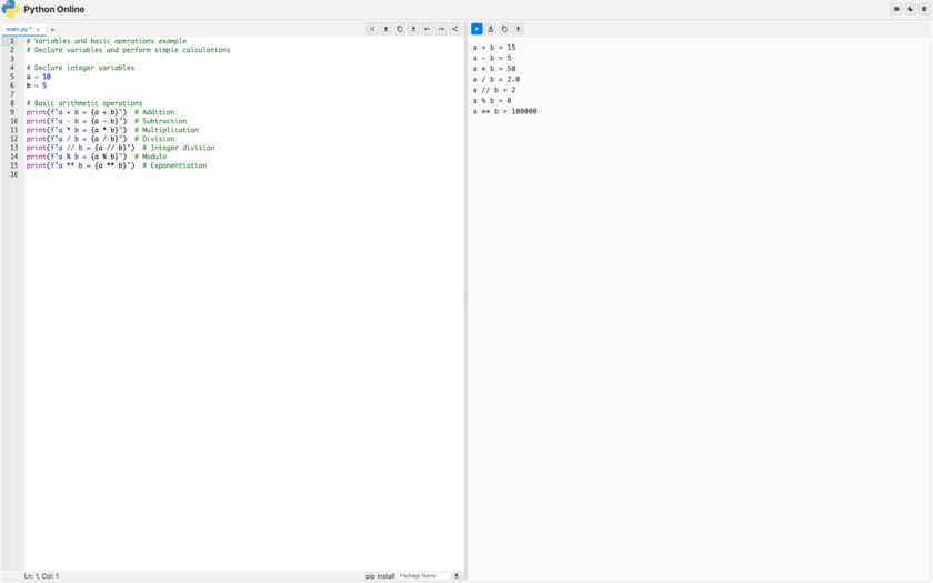 PythonOnline.io Landing Page