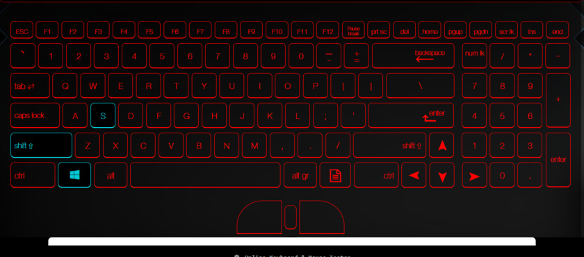 The Keyboard Tester Landing Page