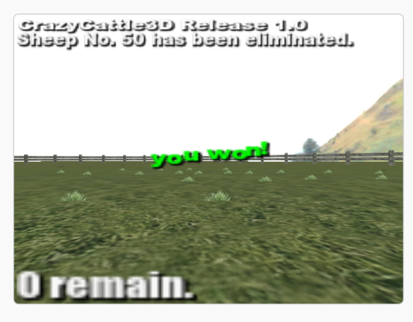 Crazy Cattle 3D Landing Page