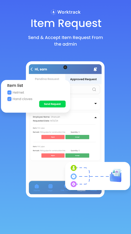 Gsus Worktrack Toolkit item Request