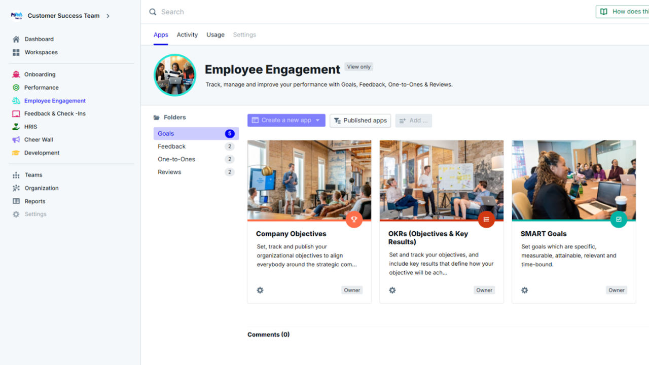 PeopleGoal Employee Engagement