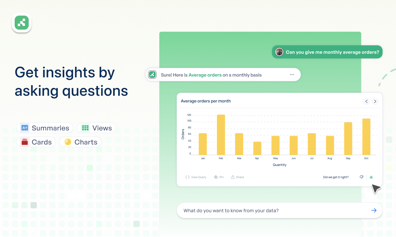 Supaboard AI Get insights by asking questions