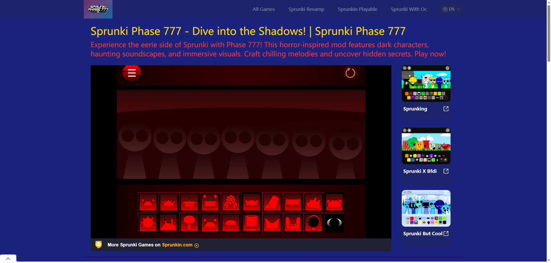 Sprunki Phase 777 