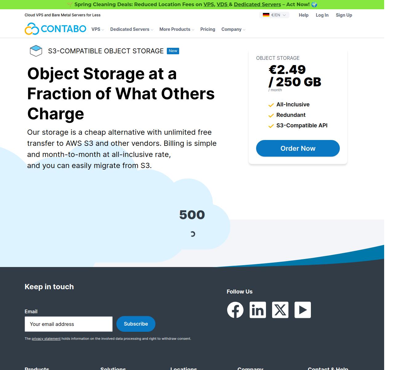 Contabo Object Storage Contabo Object Storage Homepage