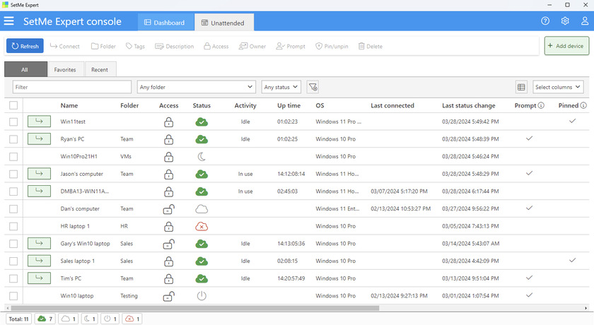 SetMe Landing Page