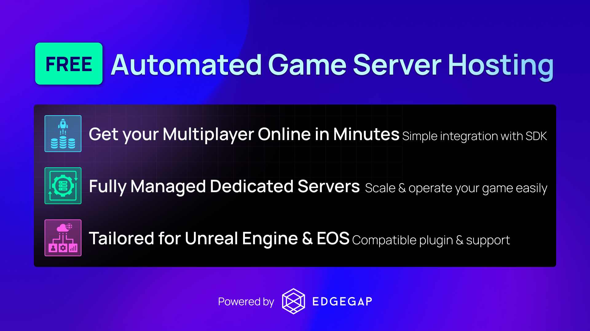 Edgegap Edgegap - Game Server Hosting Orchestration