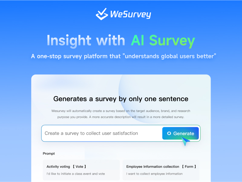 WeSurvey 