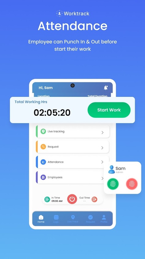 Gsus Worktrack Landing Page