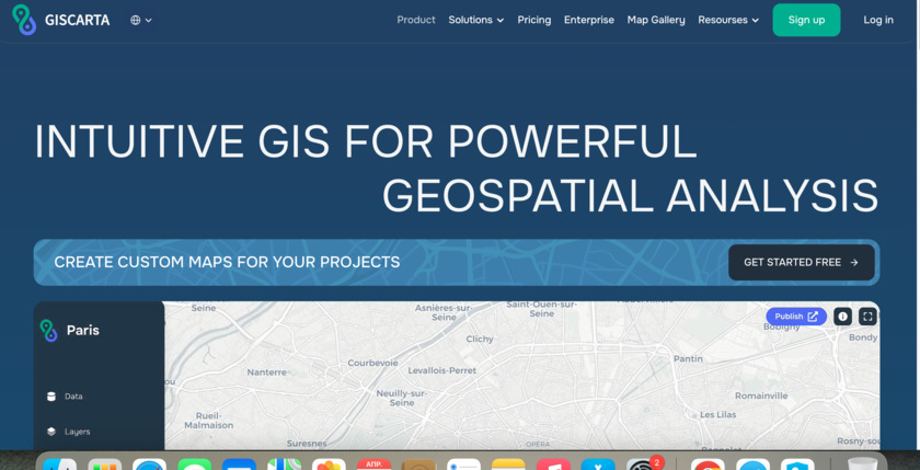 GISCARTA Landing Page