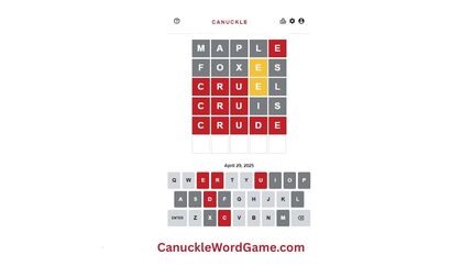 Canuckle Word Game image