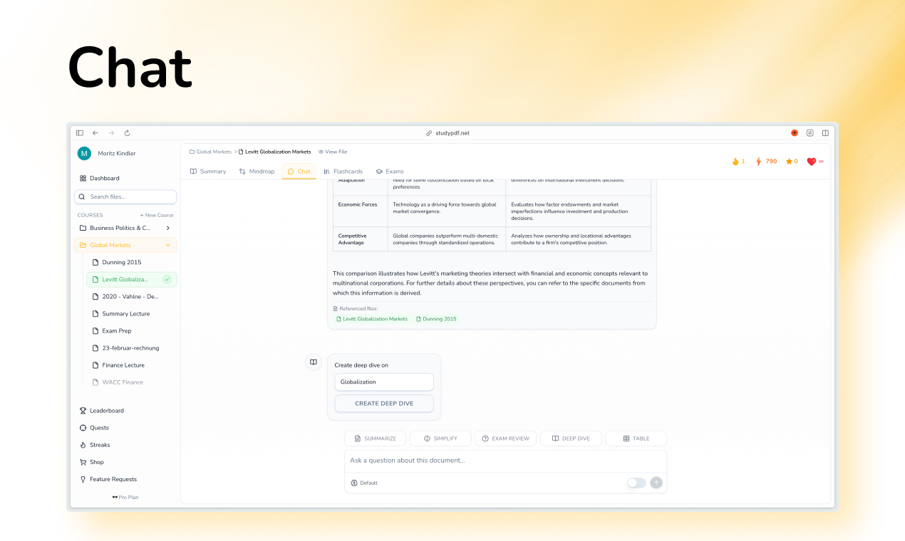StudyPDF Chat