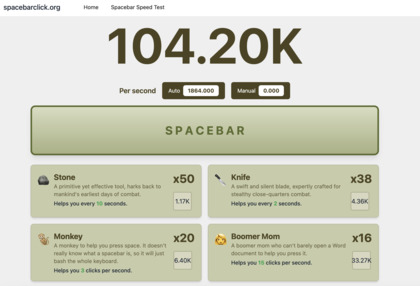 SpacebarClick.org image