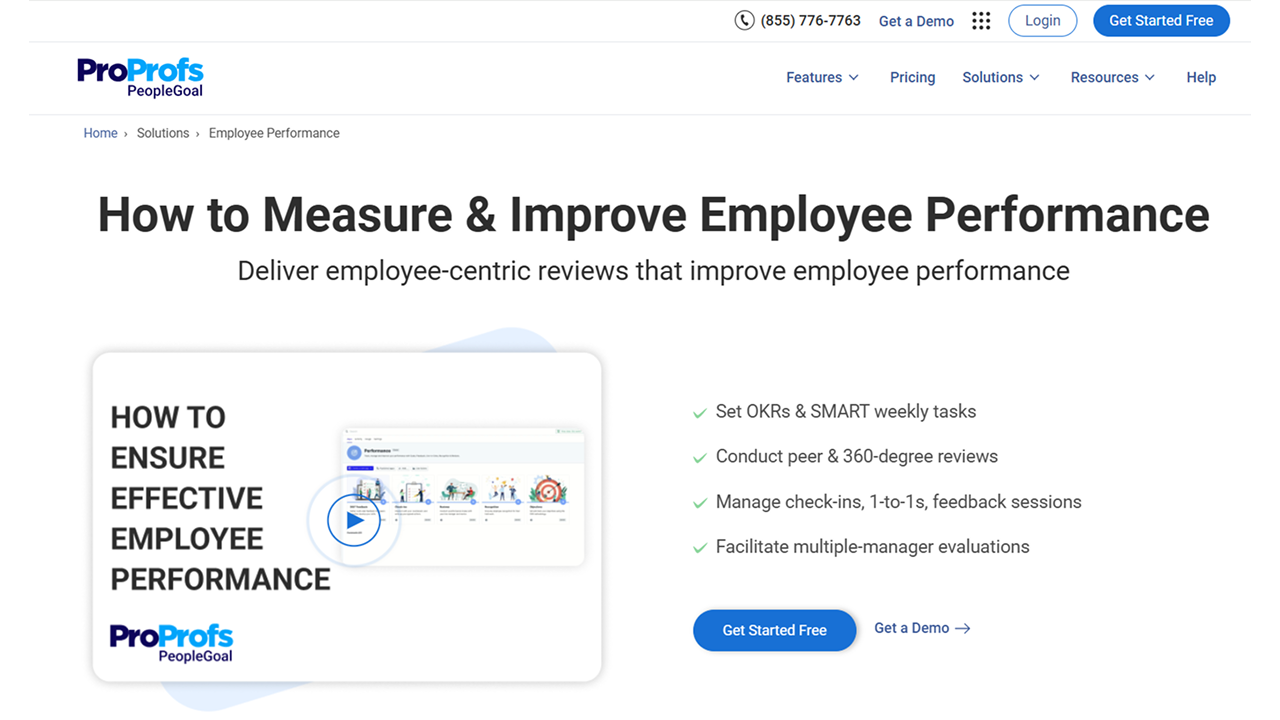 PeopleGoal Improve Employee Performance