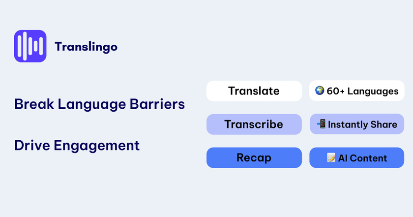 Translingo Landing Page