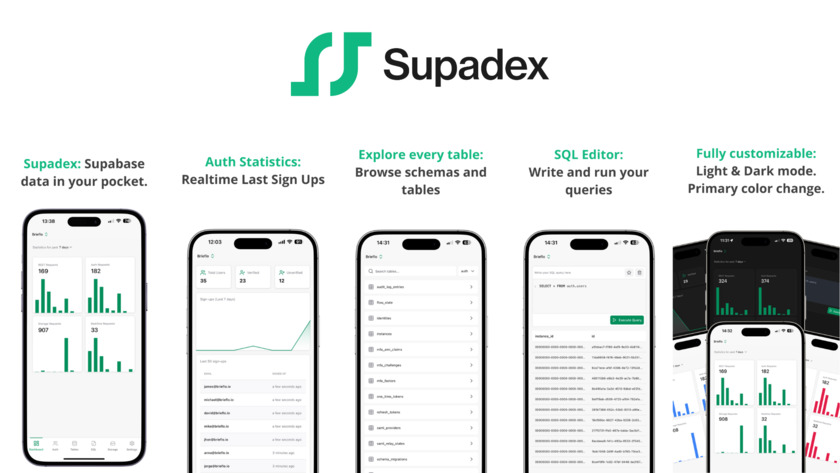 Supadex Landing Page