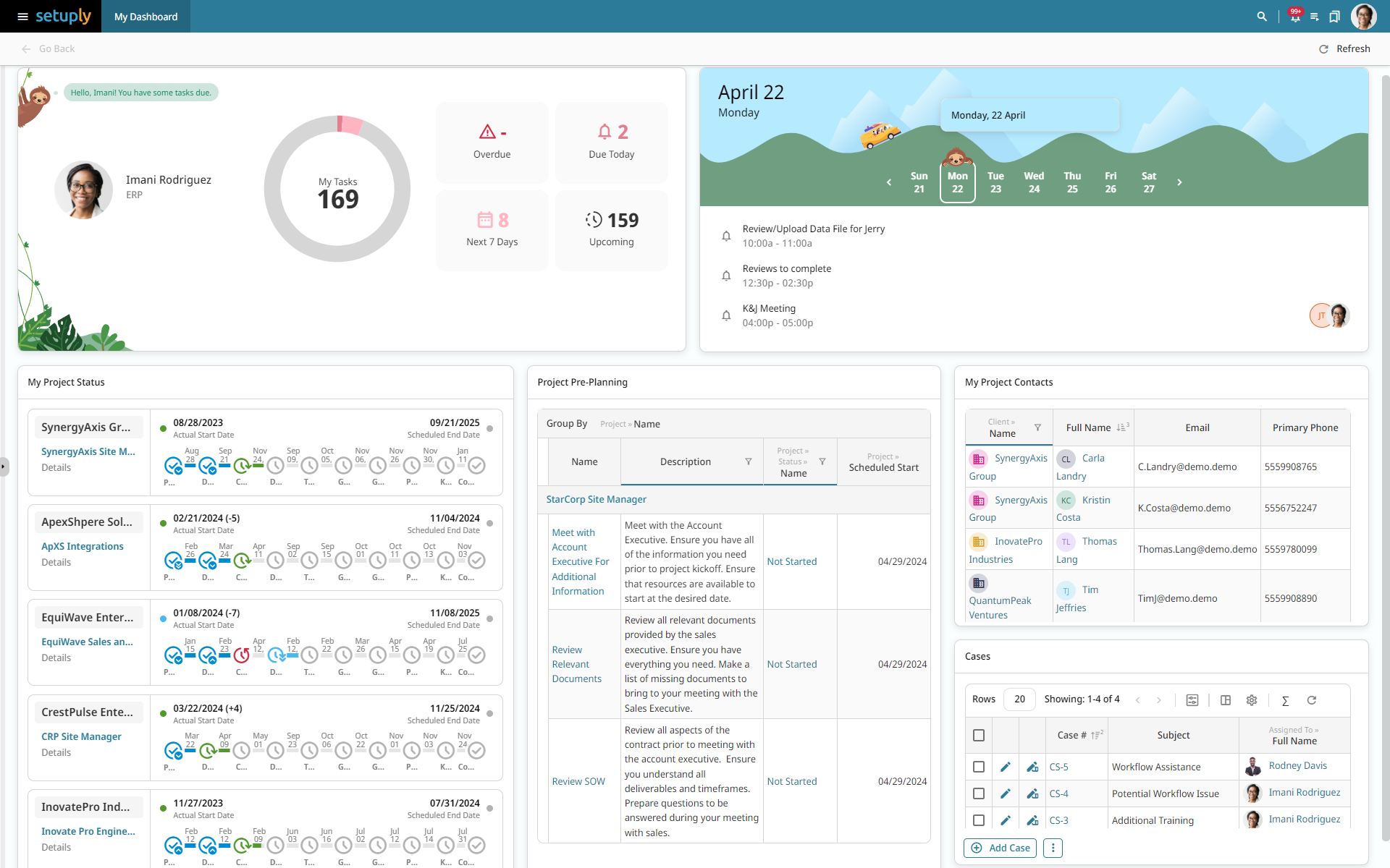 Setuply Setuply Consultant Dashboard