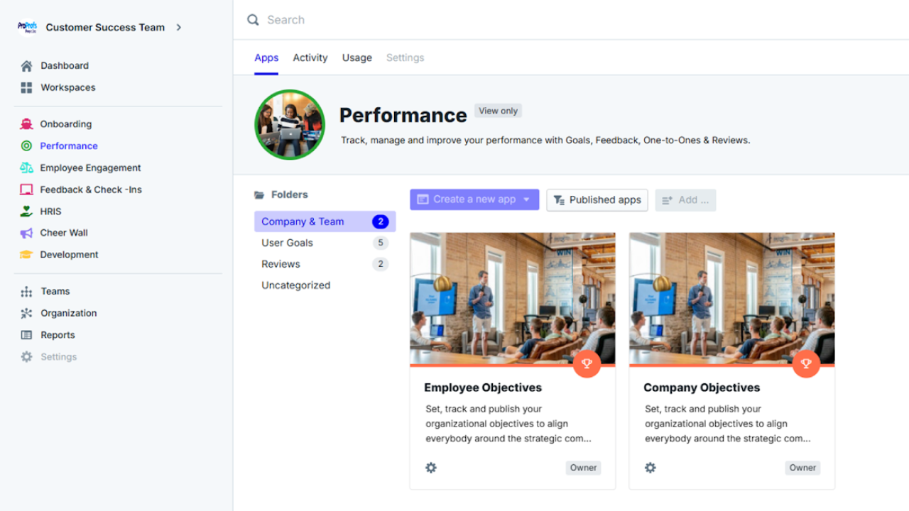 PeopleGoal Performance Management