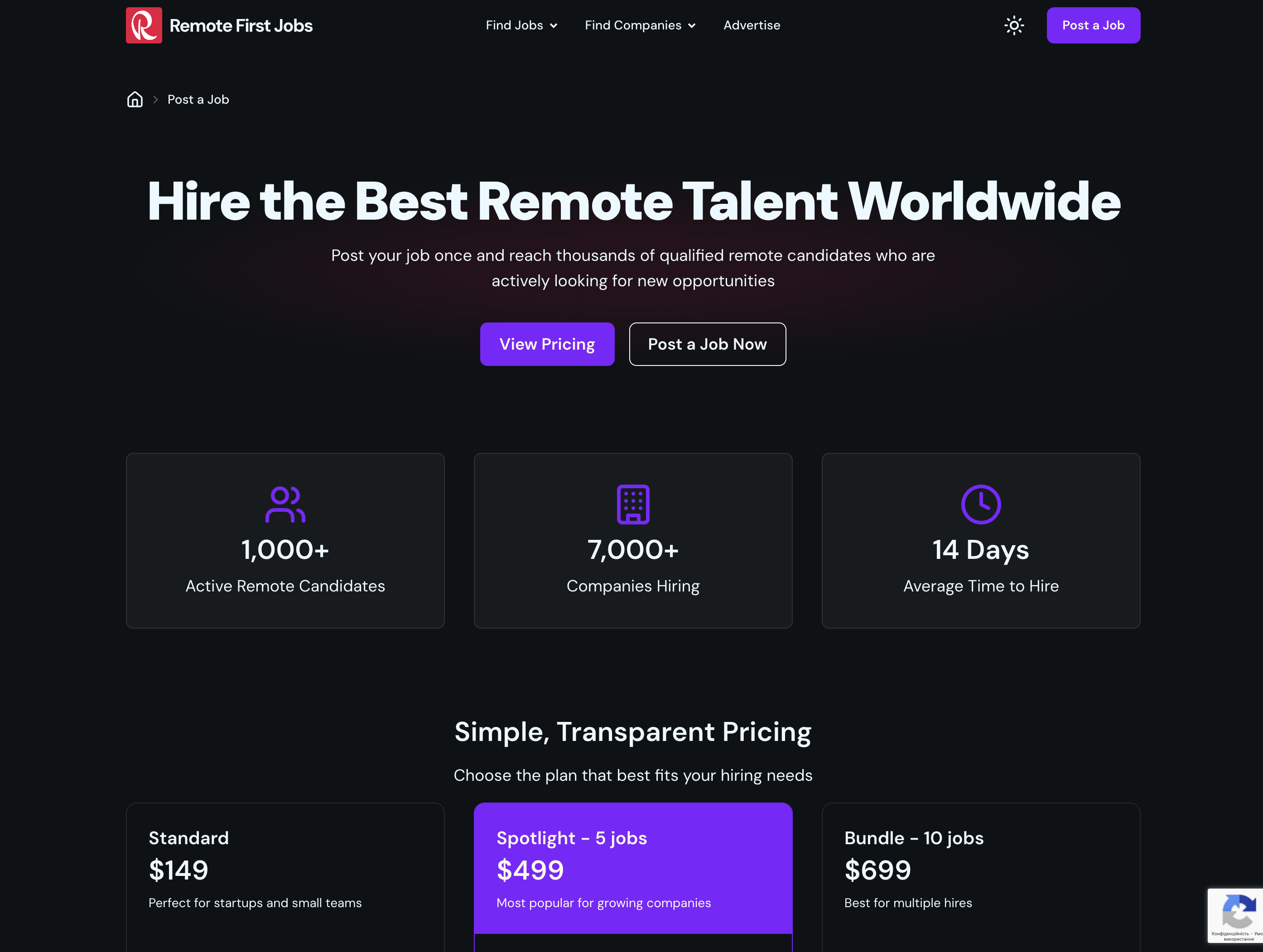 Remote First Jobs Post a Job on Remote First Jobs