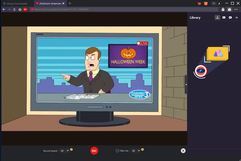 Moyea Streaming Video Recorder Landing Page