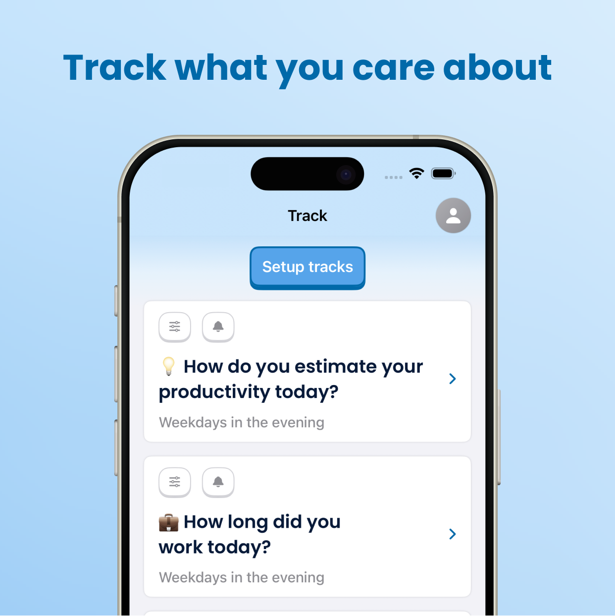 Proddigy App Track what you care about