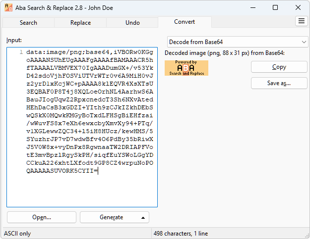 Aba Search and Replace 
