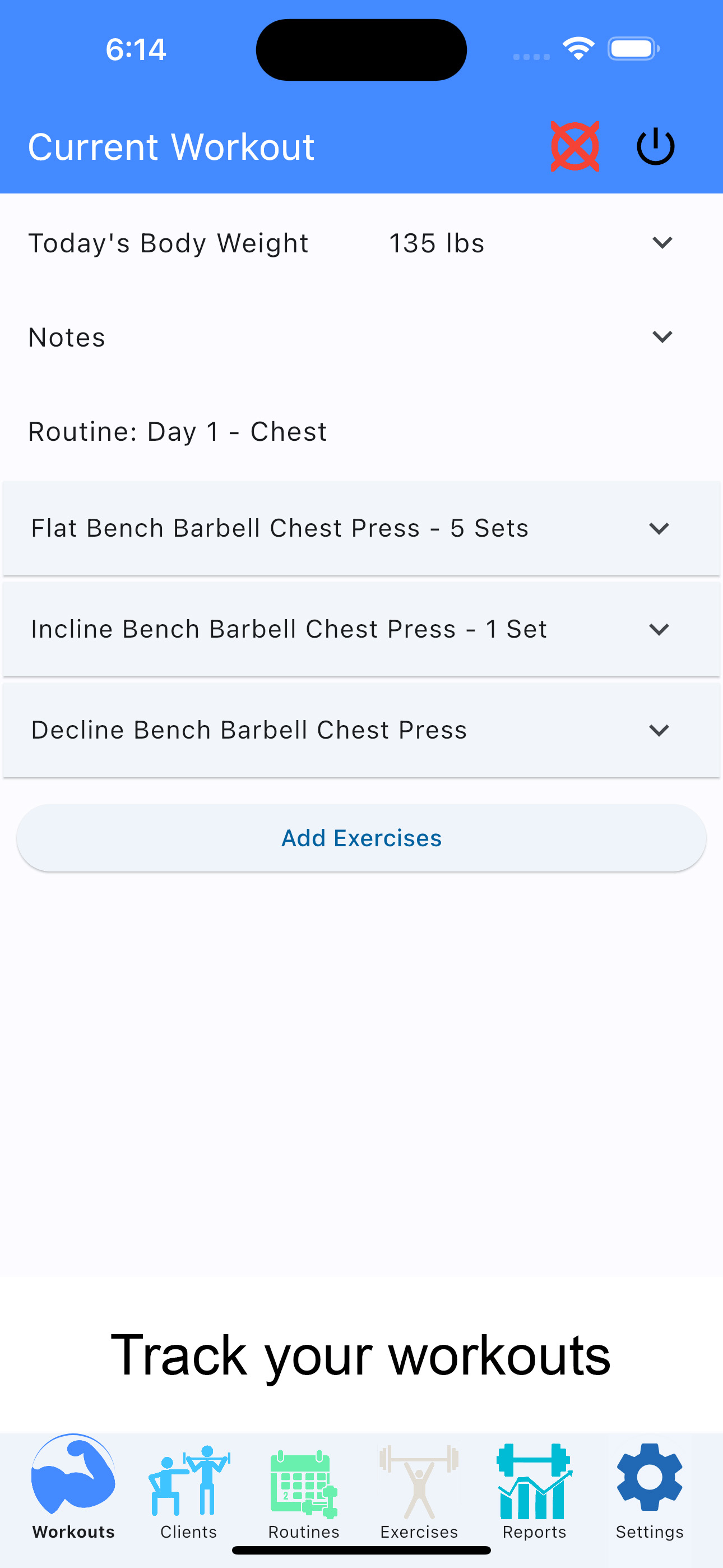 Gym Log Track Track Your Workouts