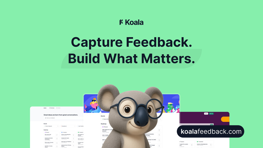KoalaFeedback Landing Page