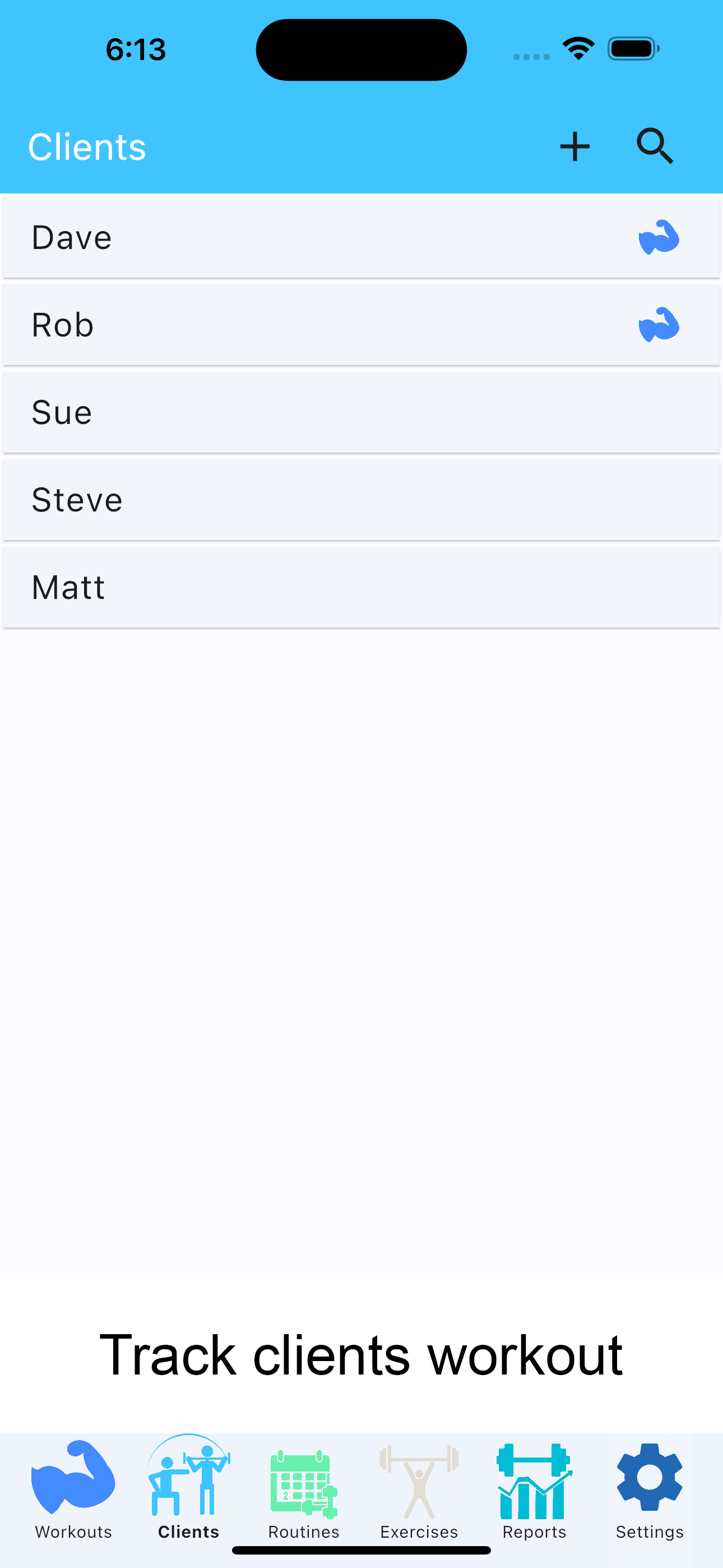 Gym Log Track Client Workout Tracker