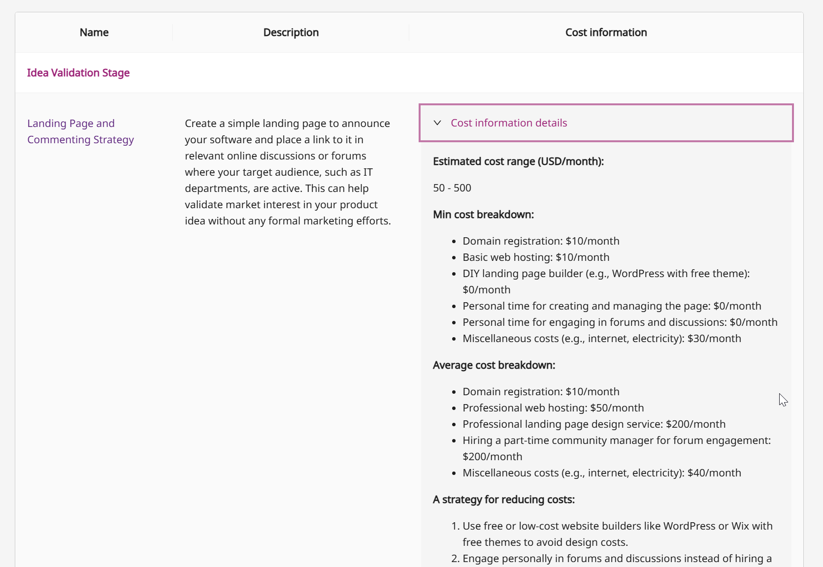 MarketingStrategies.IO Generate strategies