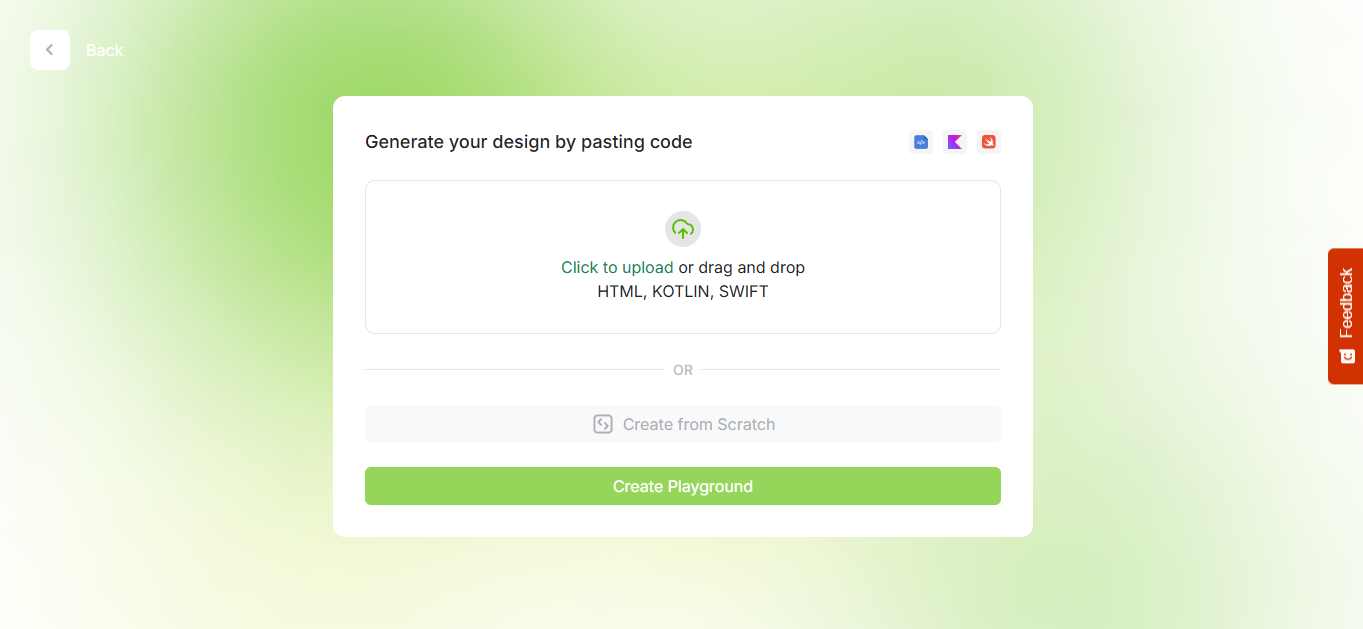 AppForceStudio Code to app feature 