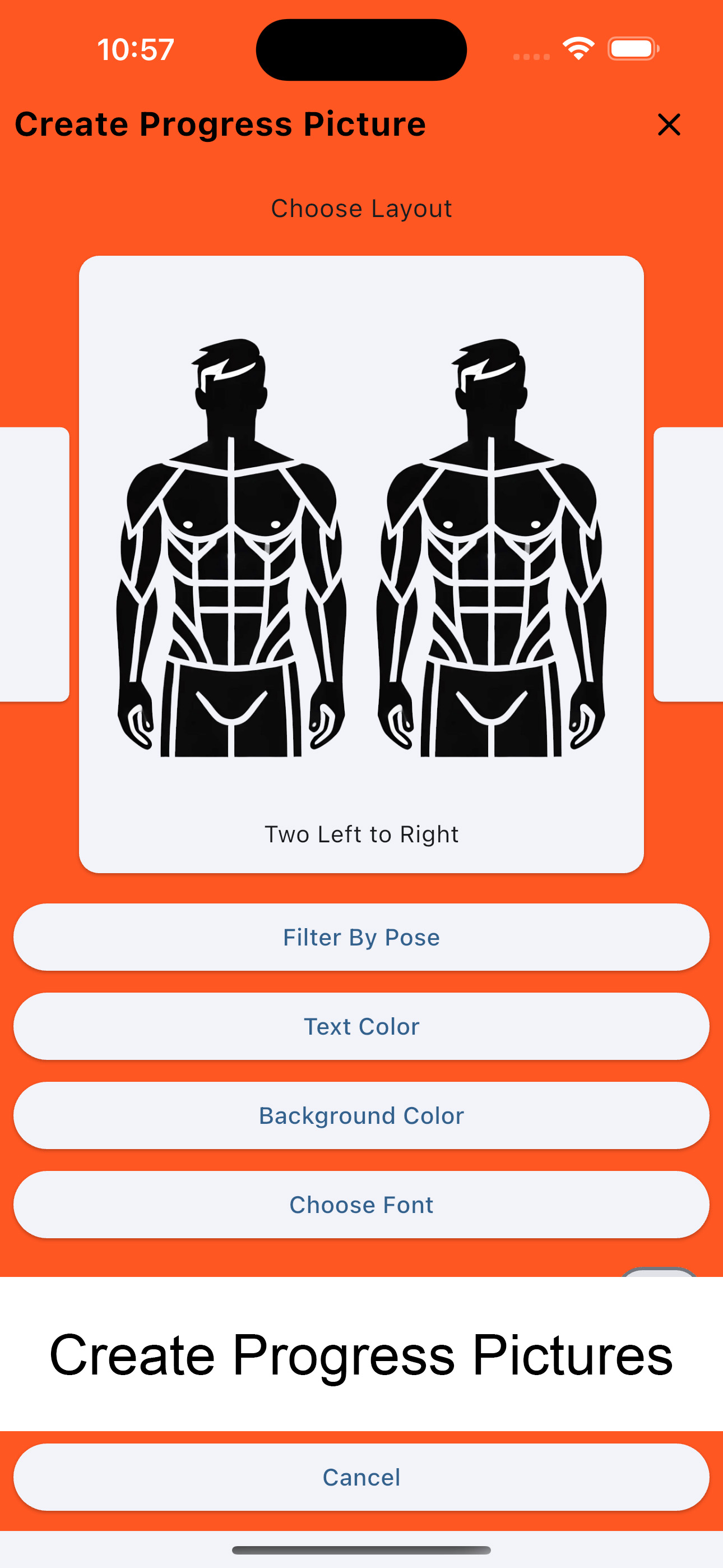Gym Log Track Create Progress Pictures