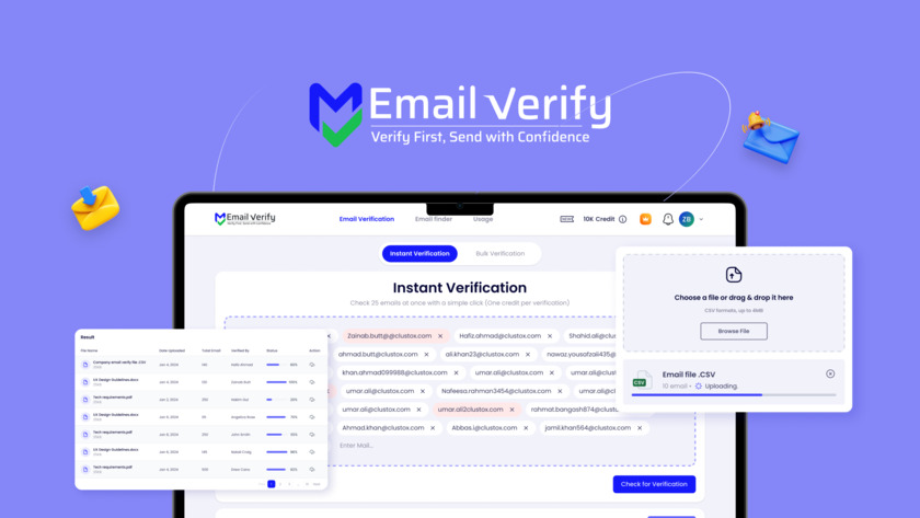 EmailVerify.io Landing Page