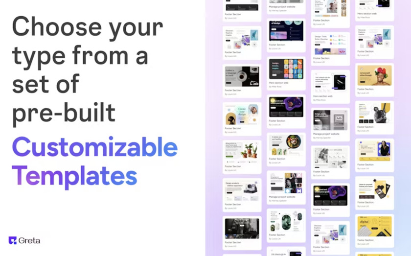 Greta by Questera.ai Landing Page