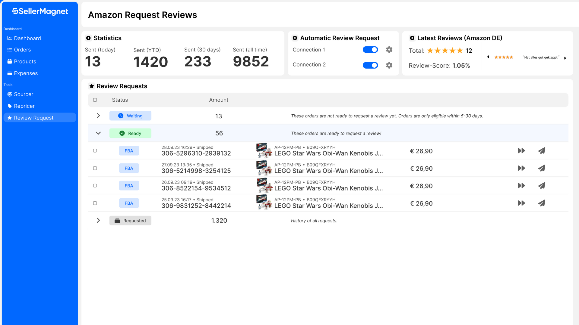 SellerMagnet SellerMagnet Amazon Review Requester
