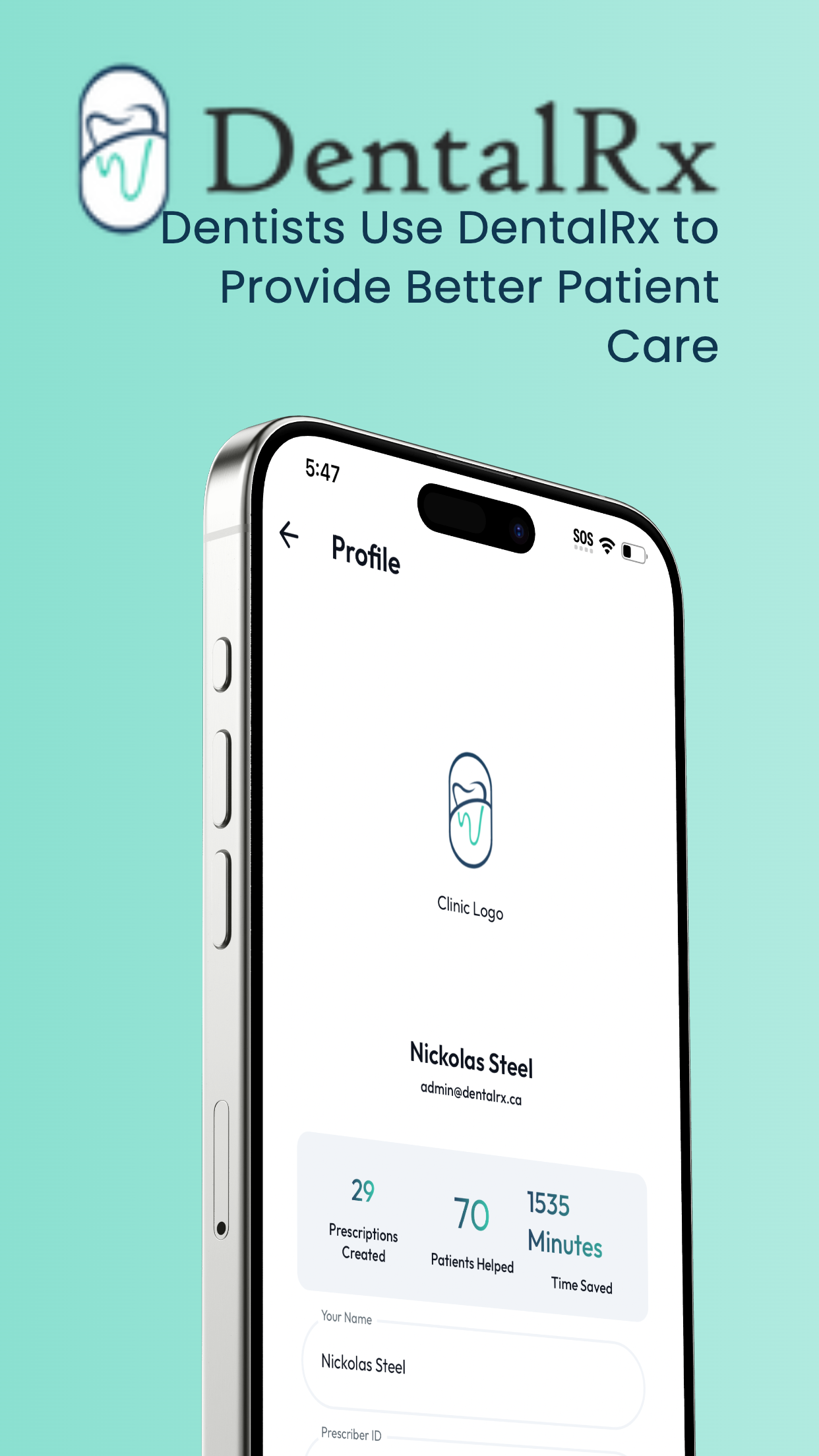 DentalRx.ca DentalRx App